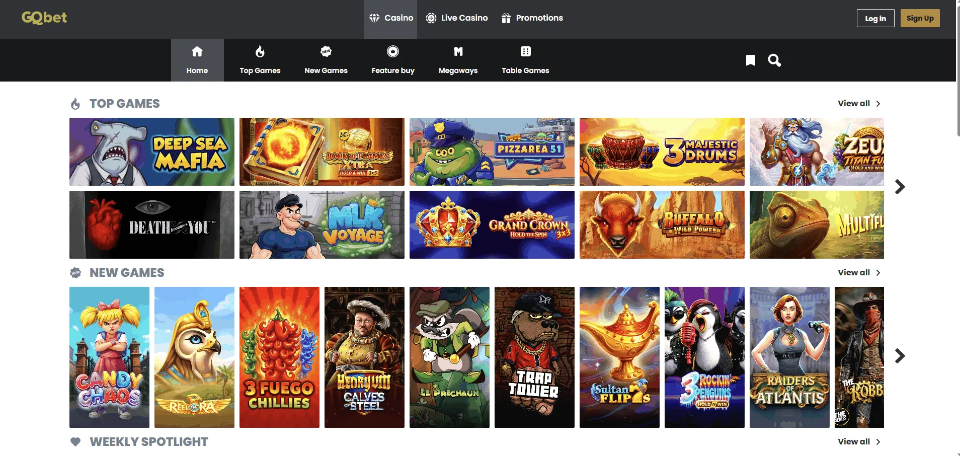GQbet Casino in Europe GQbet European Online Casino
